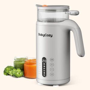 NEW Self Cleaning Portable 5 in 1 Baby Food Processor Steamer Blender